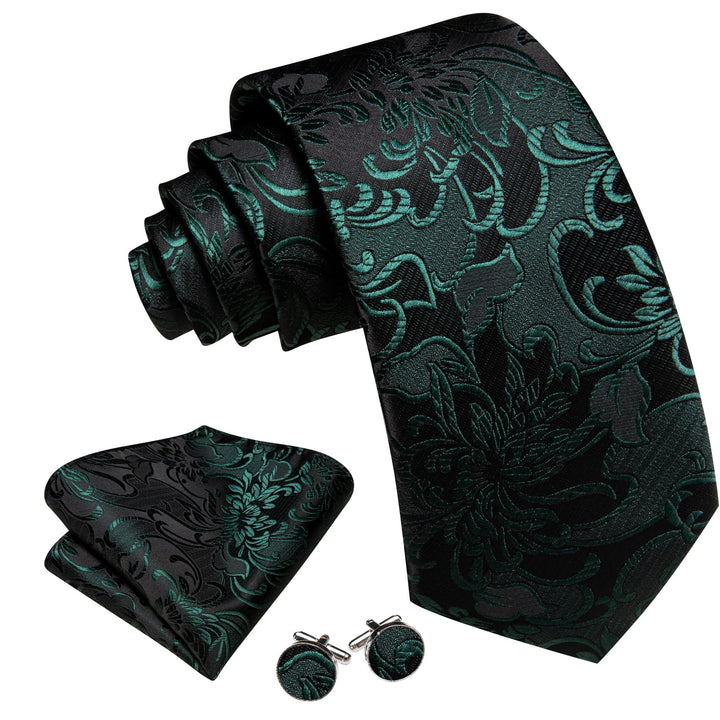 dark green necktie