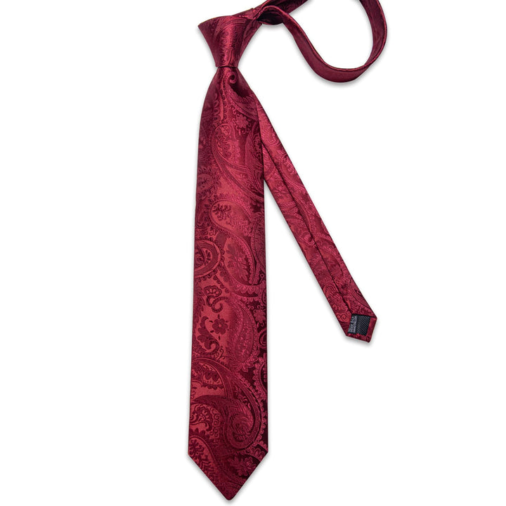 Burgundy tie