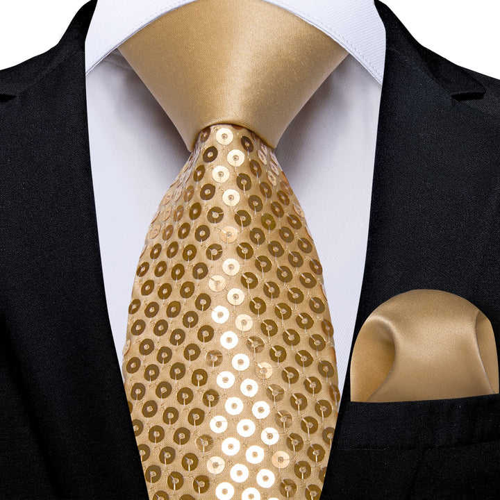brown tux tie