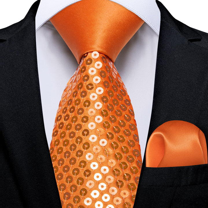 orange tie