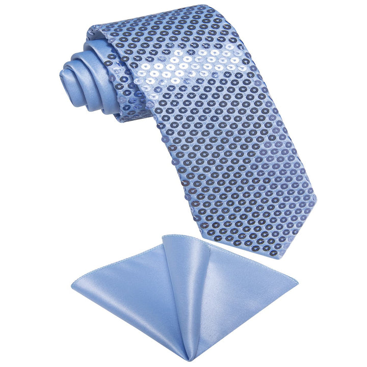 blue tuxedo tie