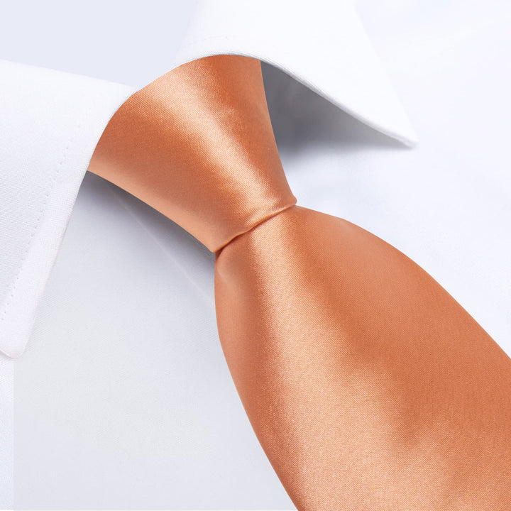 orange neck tie