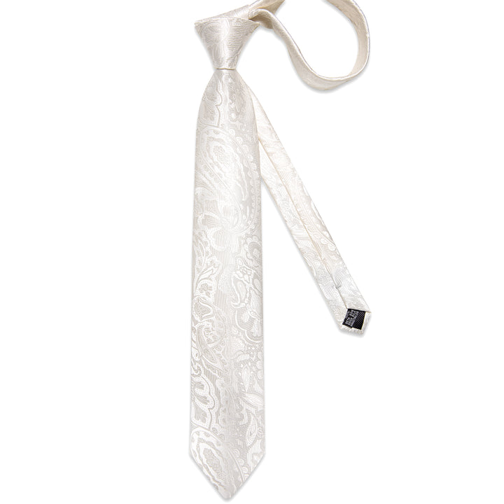 white silk ties