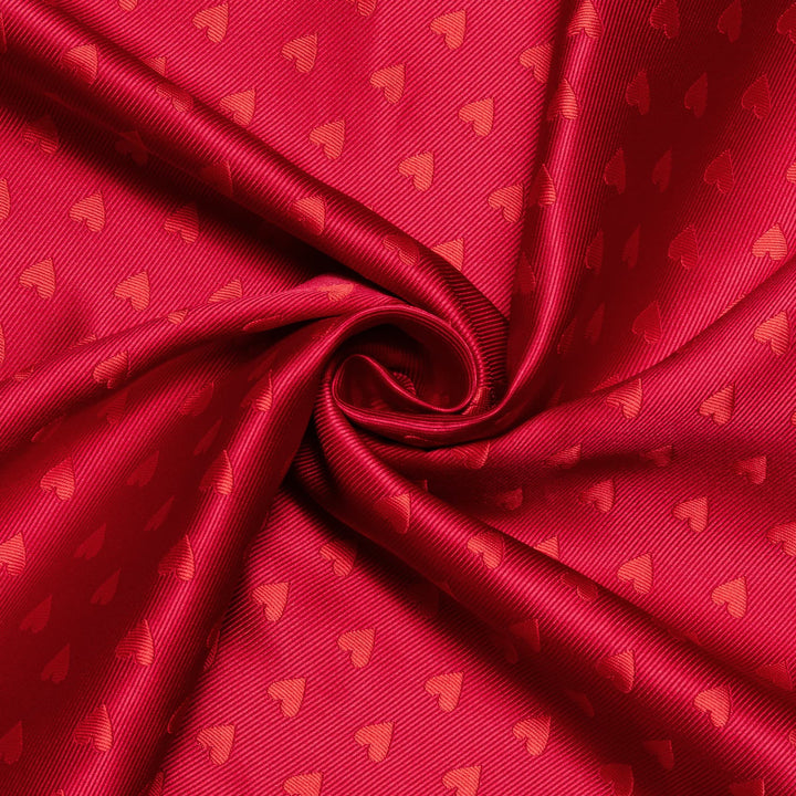 red scarf silk