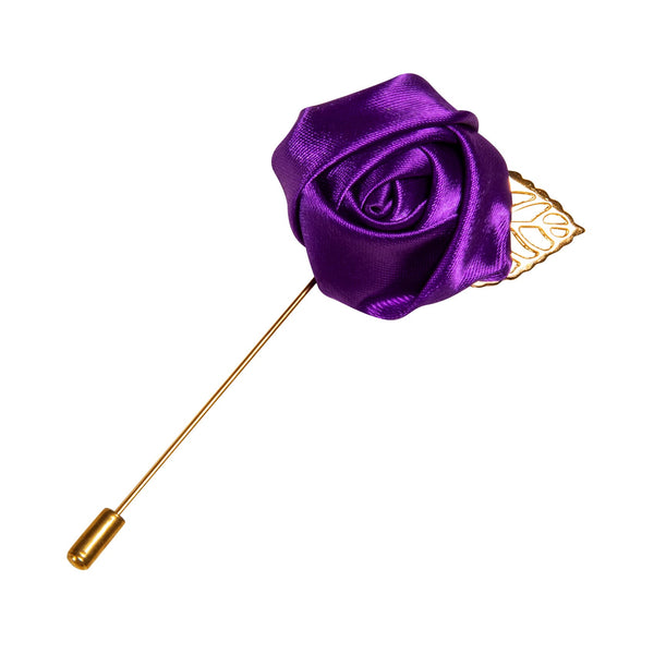 Purple Wedding Lapel Pin