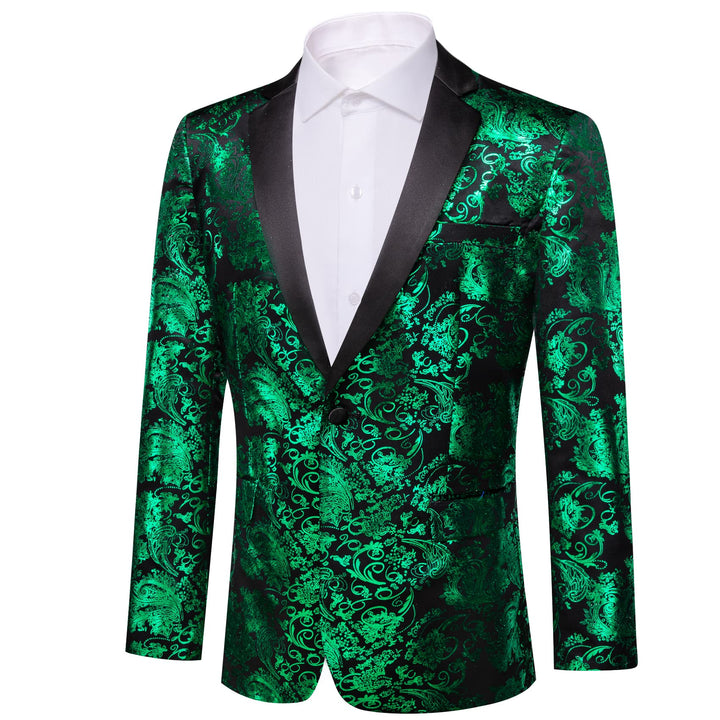 emerald green suit