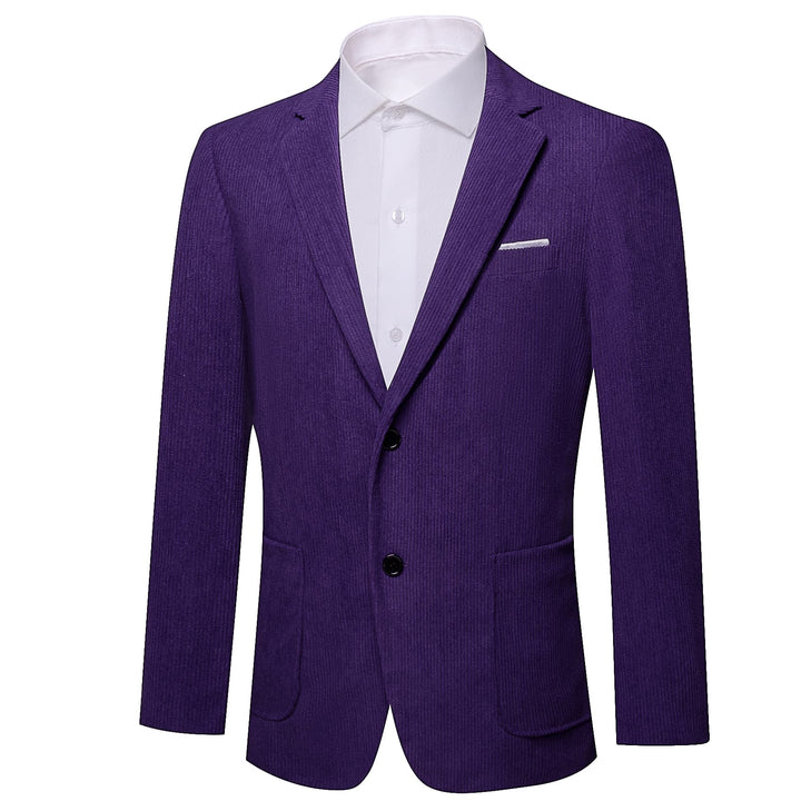 dark purple suit