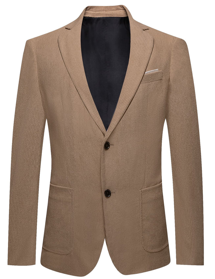 light brown suit