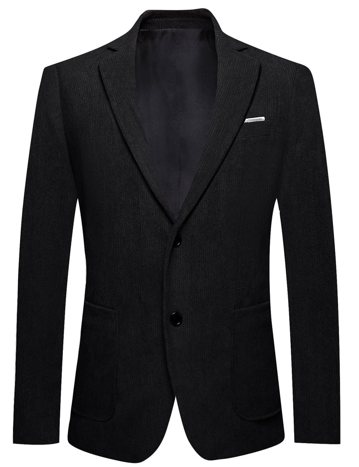 black wedding suit