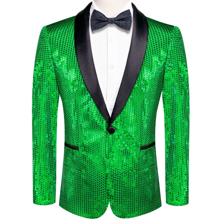 emerald green suit