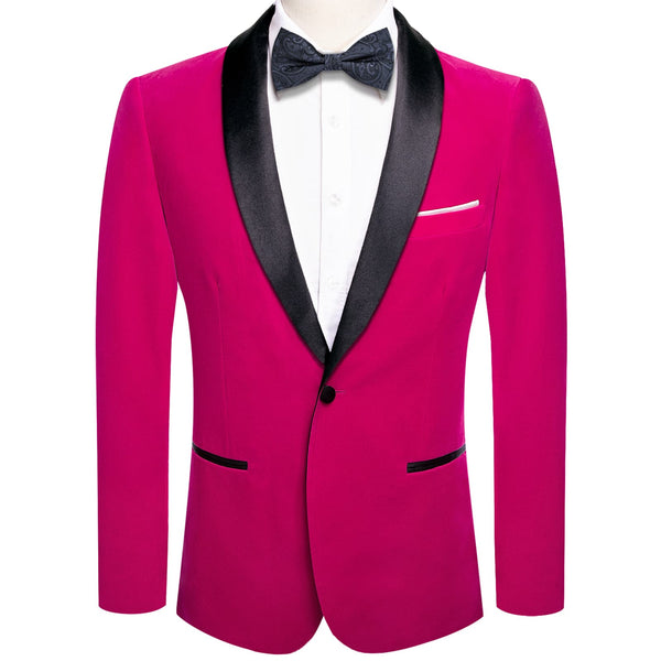 pink suit collar