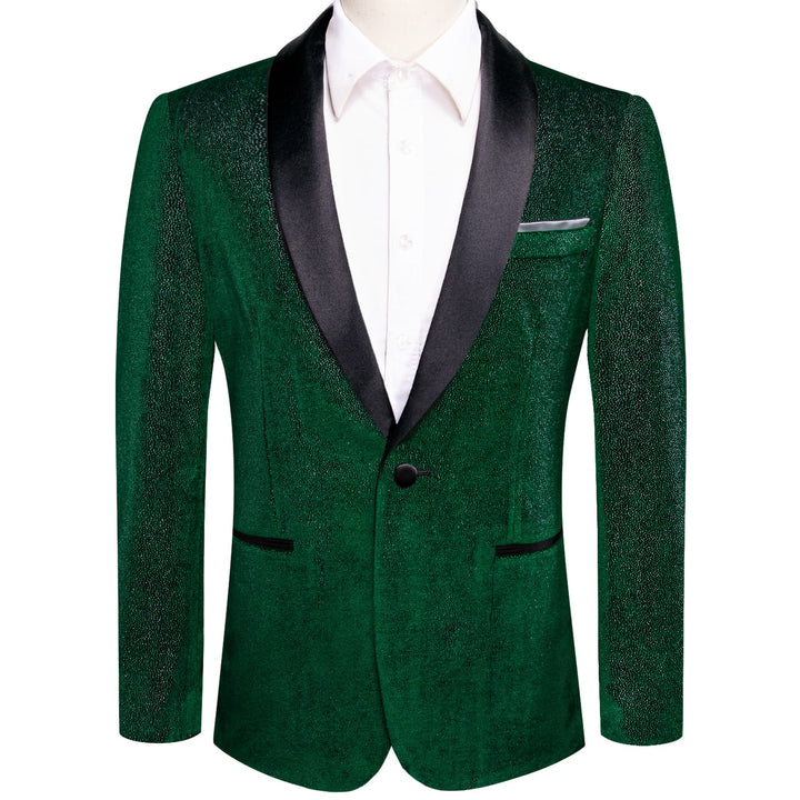 green velvet blazer