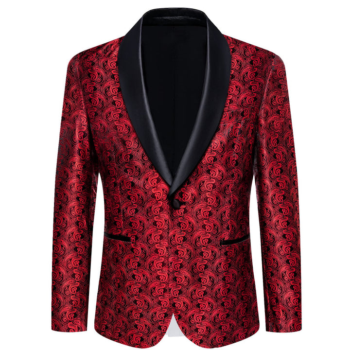 mens red suit