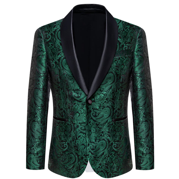 dark green suit men