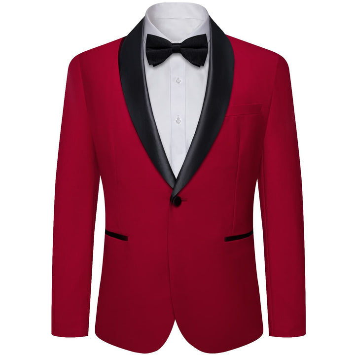 red suit jacket