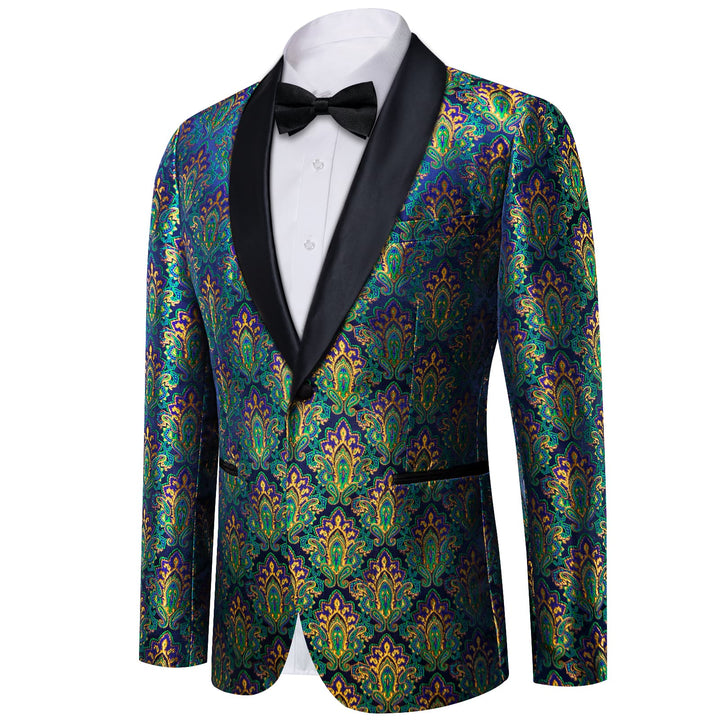 green suit for men