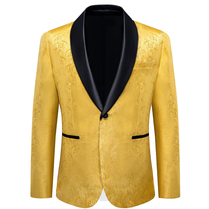 yellow suit