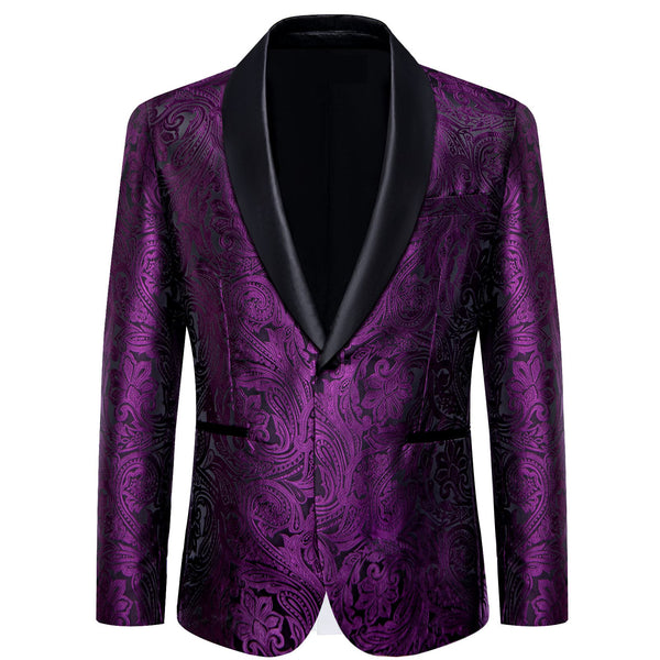 purple suit for men