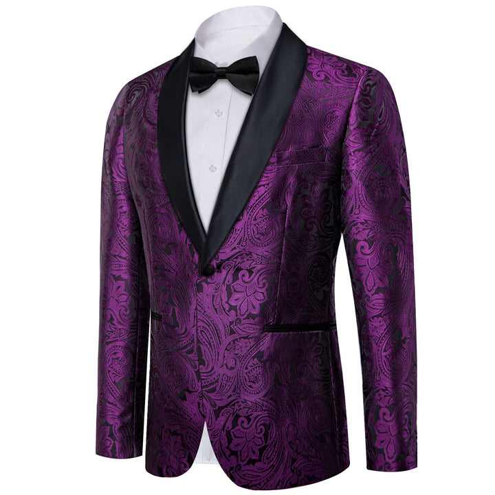 purple prom suit