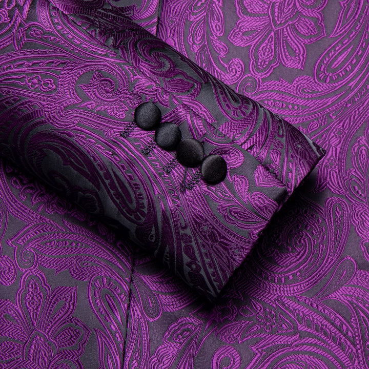 purple mens suit