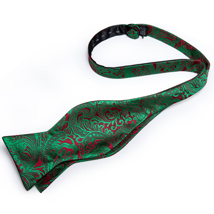 green red mens bowtie