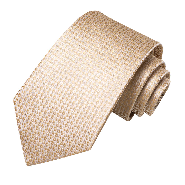 champagne gold tie