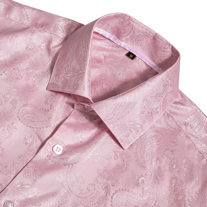 pink dress shirts for men