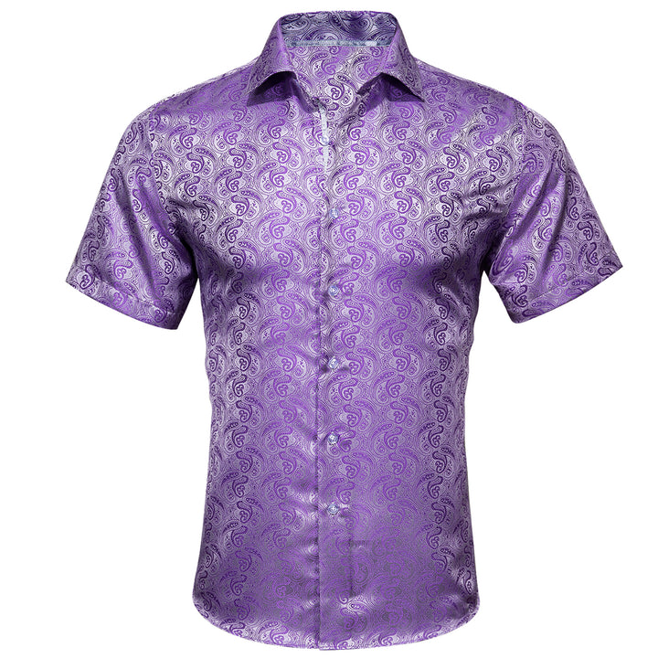 men lavender shirt