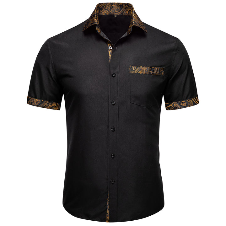 black short sleeve shirt