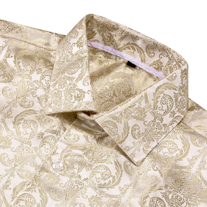 champagne gold dress shirt