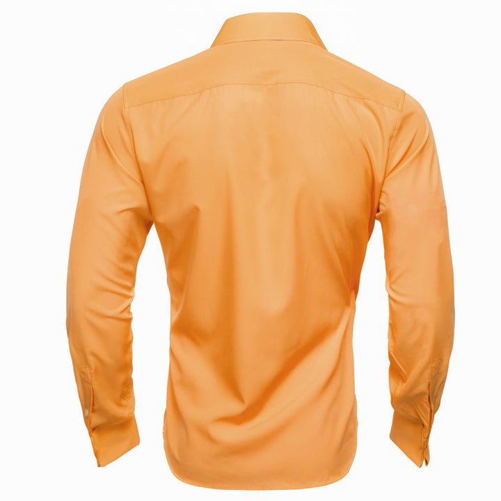 long sleeve orange shirt