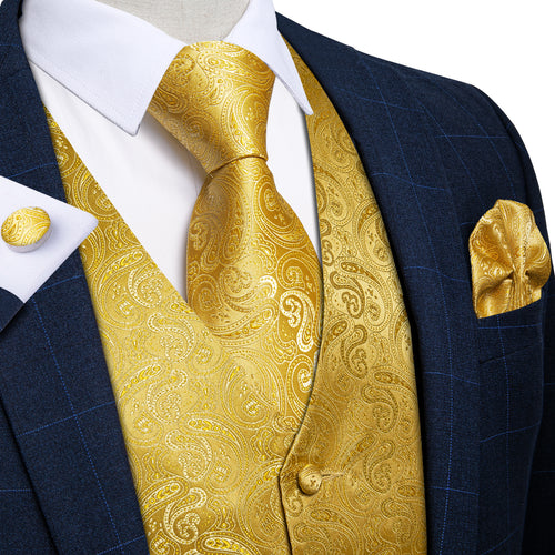 Gold Vest/Suit Button Covers, set of 5