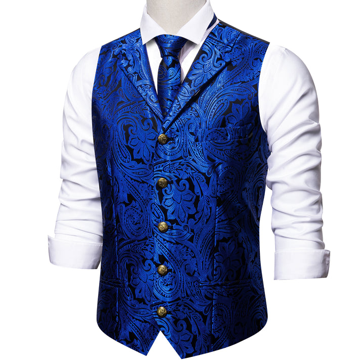 cobalt blue vest