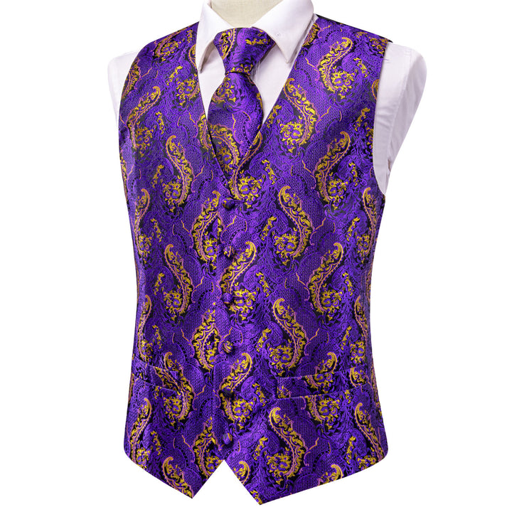 men purple vest