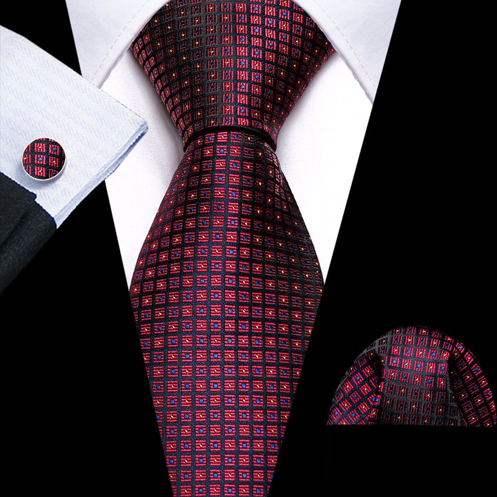 burgandy tie