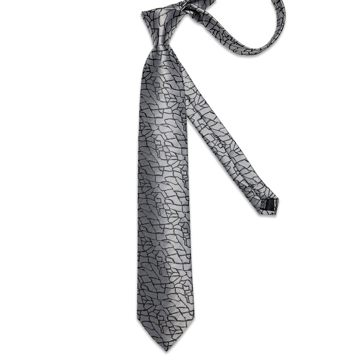 hot selling novelty silk mens deep grey tie lengths 150cm*8.5cm